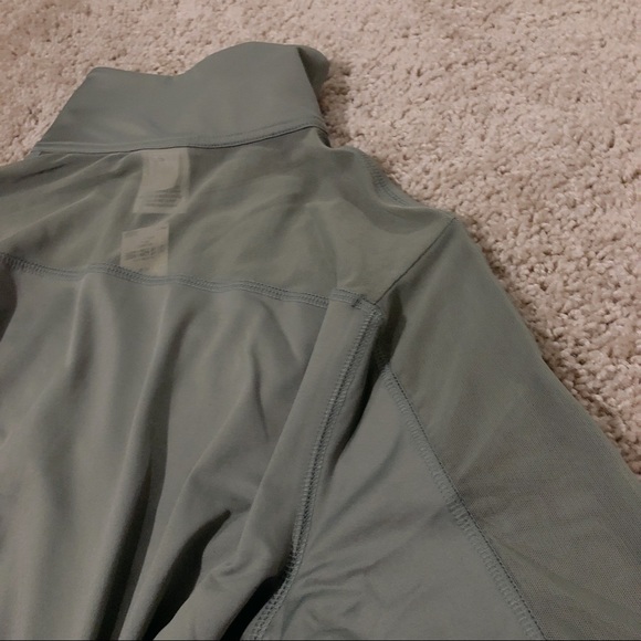 SOLD ON MERC: VS PINK Olive Green Ultimate Zip - Picture 5 of 6